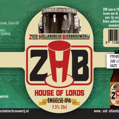 Zhb House Of Lords Engelseipa Etiket 2019 Wm Londen Tripel